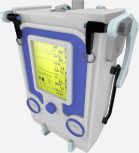 Hillaero UNIVENT FAA certified Mount for your Air Ambulance Airmed Helicopter or Fixed Wing Aircraft WITH UNITS ISO1